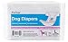Peritas Disposable Dog Diapers | Female Dog Diapers |Puppy Diapers, Diapers for Dogs in Heat, or Dog Incontinence Diapers (12 Count, Large)