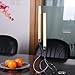 12 Inches Dripless Led Taper Candles with Timer Function, Flameless Real Wax Electric Candle, Battery Operated for Christmas and Thanksgiving, Pack of 2 (Ivory)