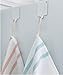 The Accented Co. Kitchen Towels, Set of 3 - Thick, Absorbent, Fast Drying Tea Towels - Turkish Cotton with Hanging Loop (26x19 inches)(Black)