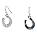Horseshoe Earrings | Brilliant Natural Abalone | Hypoallergenic Silver & Green Paua Shell | Turquoise Color