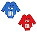 StylesILove M&M'/s Inspired Unisex Baby Costume Jumpsuit (12-18 months/80, Red)