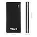 Qualcomm Quick Charge 3.0 iVovo 10000mAh Portable Charger Power Bank with USB C/Type-C Port 5V/3A External Battery Pack for Macbook,Galaxy S7/S6/Edge/Plus,Nexus, iPhone, iPad, Android and More(Black)