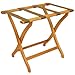 Wooden Mallet Designer Curve Leg Luggage Rack, Light Oak