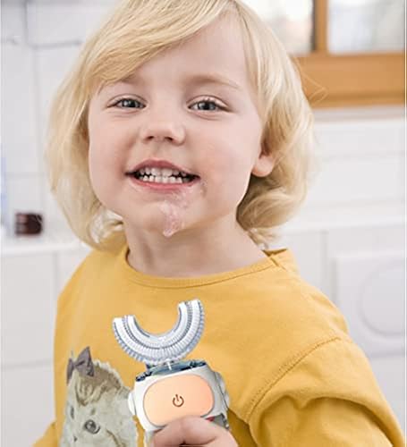 Kids Ultrasonic Electric Toothbrush, U-Shaped Cartoon Modeling