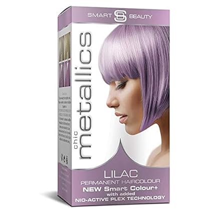 Smart Beauty Lilac Hair Dye Metallic Pastel Permanent Hair Colour