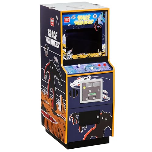 Photo 1 of Numskull Quarter Arcades Space Invaders Collector's Edition Mini Arcade - 1/4 Scale Authentic Wooden Replica, Original ROM, Rechargeable Battery & 3W Speakers for Retro Enthusiasts
