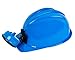 Light-up Hard Hat Including Miner, Railroader, Builder and Spelunker Helmet Labels (Blue)