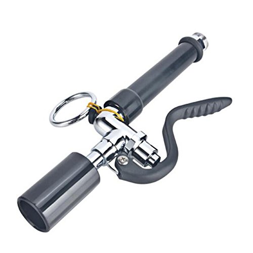 Pre-Rinse Commercial Faucet Pull-Out Kitchen Hand Shower Head Dishwasher Pre-Rinse Floor Washer High Pressure Water Tap Nozzle Black