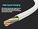 iPhone Charger, M-Better 3Pcs 3ft 6ft 10ft Lightning to USB Cable, Syncing and Charging Cable for iPhone X 8 8 Plus 7 7 Plus 6 SE 6 Plus 5S 5C 5 iPad Air Mini iPad 4th iPod(White)