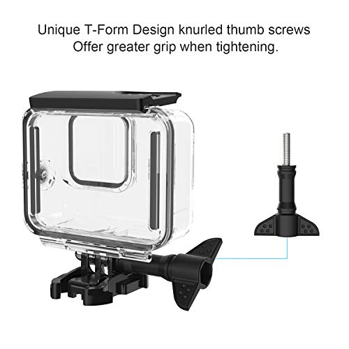 Waterproof Case for GoPro Hero 8 Black Action Camera, 200FT/61M Underwater Photography Housing Case Diving Protective Case Housing Shell with 12pcs Anti Fog Inserts for GoPro Hero 8 Black Camera - Thumbnail 4