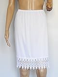 Venice Lace Skirt Extender Half Slip Dress Extender: Black or White-made in USA