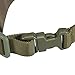 OneTigris Tactical Dog Collar with Handle and UTX-duraflex Buckles Adjustable Nylon Collar Fit Medium to Large Dog with 17'' - 24.2'' Neck Girth (OD Green)