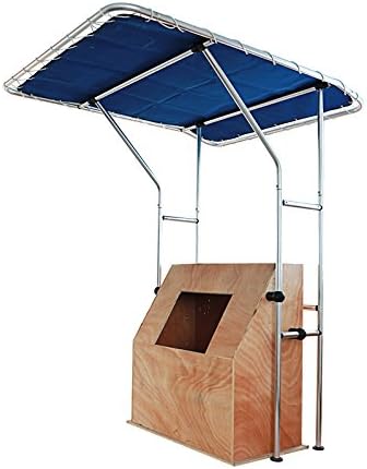 Aluminum Tube Standard Boat T Top , Center Console Boat T-Top Navy Blue