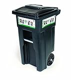 Toter 79232-R2968 32 Gallon Greenstone Trash Can