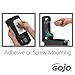 GOJO Antibacterial Plum Foam Handwash, Plum Fragrance, ADX-7Starter Kit, 1 - 700 mL Handwash Refill + 1 - GOJO ADX-7 Chrome/Black Finish Push Style Dispenser - 8712-D1