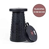 UBOWAY Portable Telescoping Stool – Retractable Folding Plastic Chair for Outdoor Travelling Camping Fishing Hiking