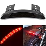 KATUR Smoke Chopped Fender Edge Motorcycle 8 LED