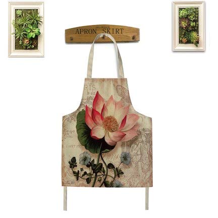 | Aprons | Flower Cooking Apron Funny Novelty BBQ Party Apron Naked Men Women Kitchen Cooking Apron Delantal Cocina | by HUDITOOLS | 1 PCs