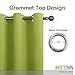 NICETOWN Window Treatment Thermal Insulated Solid Grommet Blackout Curtains/Drapes for Bedroom (2-Pack, 42 by 84 Long, Fresh Green)
