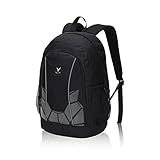 Hynes Eagle Luminous School Backpack Kids Glow Bookbags Boys Black