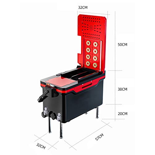 BYDBNR Angelkasten, Multifunktions-Aufbewahrungsbox for Angelzubehör Meeresangeln Box Inkubator Kühlschrank Kühlbox – Bild 3