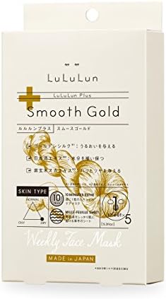 Lululun Plus -Smooth Gold- Mask 30ml/1fl.oz x 5 Sheets