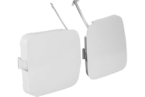 Yollky Front Left Right Bumper Tow Hook Cover Cap for Toyota RAV4 2.5L 3.5L 2009-2012 | Durable and Sturdy | 53285-0R020 53286-0R020 | Tow Hook Eye Hole Cover Cap