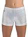 GK White Sparkle Cheer Shorts