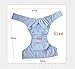 Ohbabyka Adult Reusable Waterproof Bamboo Cloth Diapers Nappies+ 1pc Insert (Grey)