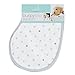 aden by aden + anais Burpy Bib, 100% Cotton Muslin, Soft Absorbent 4 Layers, Multi-Use Burp Cloth and Bib, 22.5” X 11”, Single, Dove
