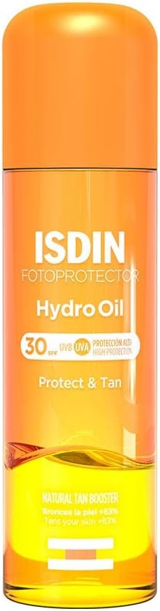 ISDIN Fotoprotector Hydro Oil SPF30 200ml Waterproof Sunscreen Moisture