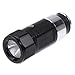 1 X 30 Lumen 3 Modes Car Cigarette Rechargeable LED Flashlight with SOS Function and Environmental Aluminum Alloy Case, Black