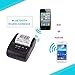 Edal Portable Mini Bluetooth Printer Thermal Receipt Printer 58mm Bluetooth Pocket Printer Mobile Phone POS Thermal Receipt Printer Support iOS & Android & Windows