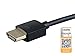 Monoprice High Speed HDMI Cable - 5 Feet - Black| Certified Premium, 4K@60Hz, HDR, 18Gbps, 36AWG, YUV, 4:4:4 - Ultra Slim Series