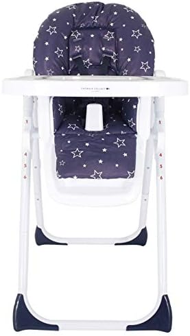 My Babiie Catwalk Collection by Abbey Clancy Navy Stars Premium Highchair Highchair