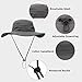 Jane Shine Outdoor Sun Hat Quick-Dry Breathable Mesh Hat Camping Cap Dark Gray
