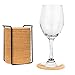 Olivia & Aiden Cork Coasters Set | 24 Piece Set | Round Thick, Super Absorbent | Fits Cups, Mugs, Wine Glasses | Heat-Resistant Counter and Table Protection | Includes Metal Coaster Holder
