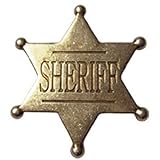 Denix Old West Replica Six Point Ball Tip Star Badge
