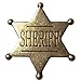 Denix Old West Replica Six Point Ball Tip Star Badge