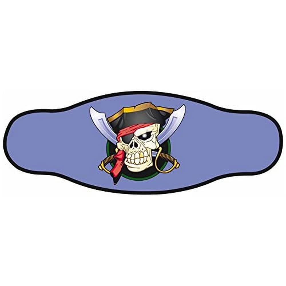 Best divers Neoprene Mask Strap, Double Sheet, 3 Pirates