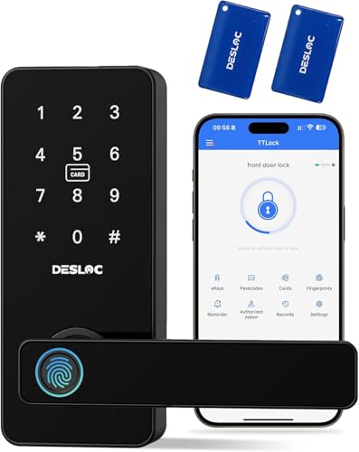 DESLOC B200L Fingerprint Smart Lock Handle