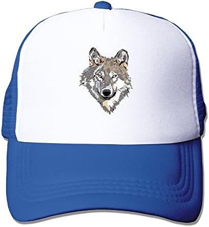 CCbros Wild Wolf Hiking Mesh Back Hat Cap One Size Fit All RoyalBlue