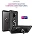 Samsung Galaxy S9 Case,Amuoc [ Military Grade ] 15ft. Drop Tested Protective Case | Kickstand | Compatible with Samsung Galaxy S9 -Black