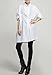ellazhu Women Loose Casual Solid Long Sleeve Cotton Shirt Tops Blouse WO50 White