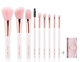 ENZO KEN 9pcs Makeup Brushes Premium Makeup Brush Set Synthetic Kabuki Cosmetics Foundation Blending Blush Eyeliner Face Powder Brush Makeup Brush Kit