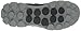 Skechers Performance Men's Go Walk 3 Slip-On Walking Shoe, Charcoal, 9.5 M US