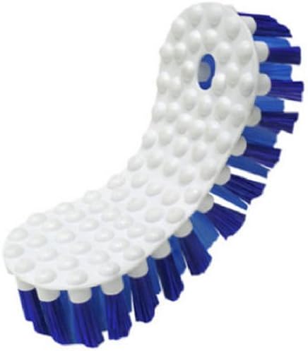 Quickie Poly Fiber Flex Scrub Brush, Flexible Block for Trouble Spots, Fits into Corners for Cleaning, Indoor/Outdoor Use, Multi-Surface Scrubbing and Cleaning