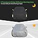 YIBEICO Car Cover Sedan Cover, Waterproof/Windproof/Snowproof/Dustproof/Scratch Resistant Outdoor UV Protection Full Auto Covers for Sedan