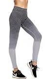 RUNNING GIRL Performance Women's Ombre Yoga Pants Active Leggings Space Dye Workout Tights
