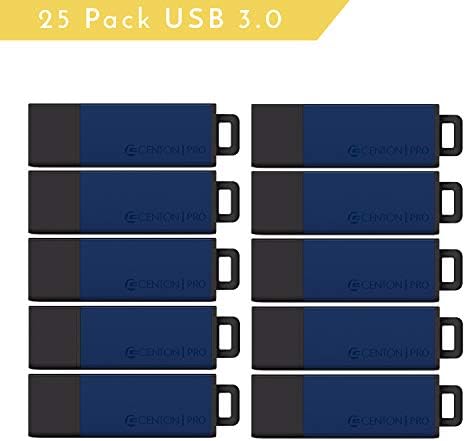 Centon ValuePack USB 3.0 Datastick Pro2 (Blue), 128GB 25 Pack